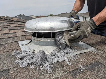 Cleaning Dryer Vent On Roof in South Euclid