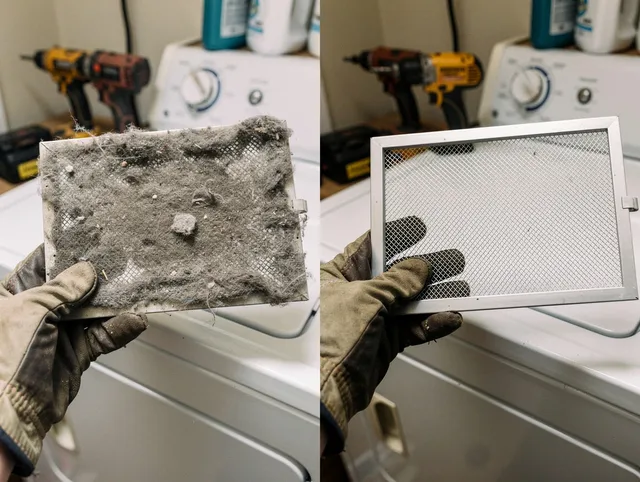 Professional lint trap cleaning by South Euclid Dryer Vent Cleaning in South Euclid