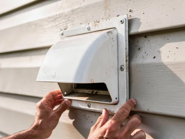 South Euclid Dryer Vent Cleaning technician delivering thorough residential dryer vent cleaning service in South Euclid